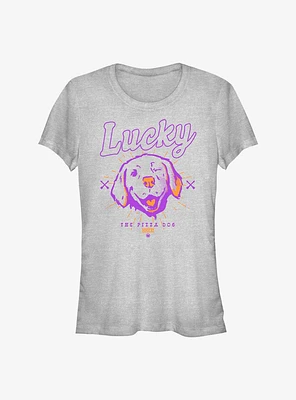 Marvel Hawkeye Lucky The Pizza Dog Girls T-Shirt