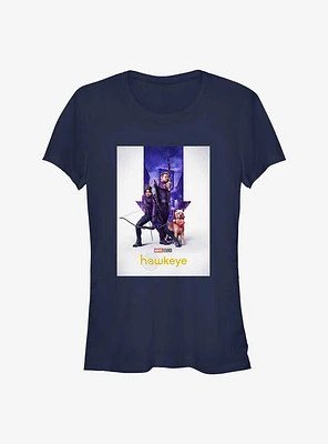 Marvel Hawkeye Trio Poster Girls T-Shirt