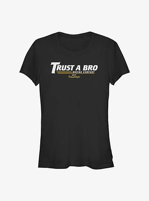 Marvel Hawkeye Trust A Bro Girls T-Shirt