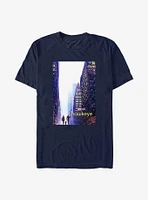 Marvel Hawkeye City Poster T-Shirt