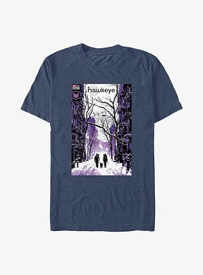 Marvel Hawkeye Winter Poster T-Shirt