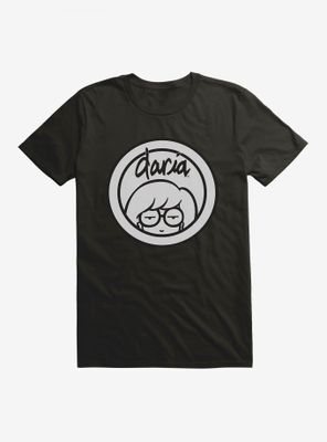 Daria Black Classic Logo T-Shirt
