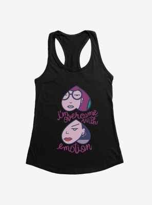 Daria Overcome with Emotion BFF Hearts Womens Tank Top
