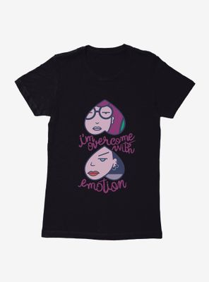 Daria Overcome with Emotion BFF Hearts Womens T-Shirt