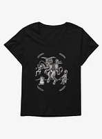 Rick And Morty Krampus Girls T-Shirt Plus