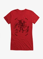 Rick And Morty Krampus Girls T-Shirt