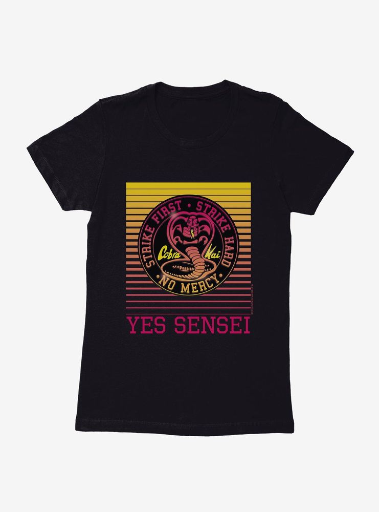 Cobra Kai Yes Sensei Womens T-Shirt