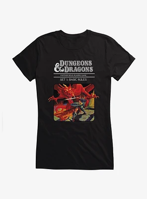Dungeons & Dragons Vintage Dragon and the Knight Girls T-Shirt