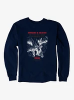 Dungeons & Dragons White Box Dragon and Flames Sweatshirt