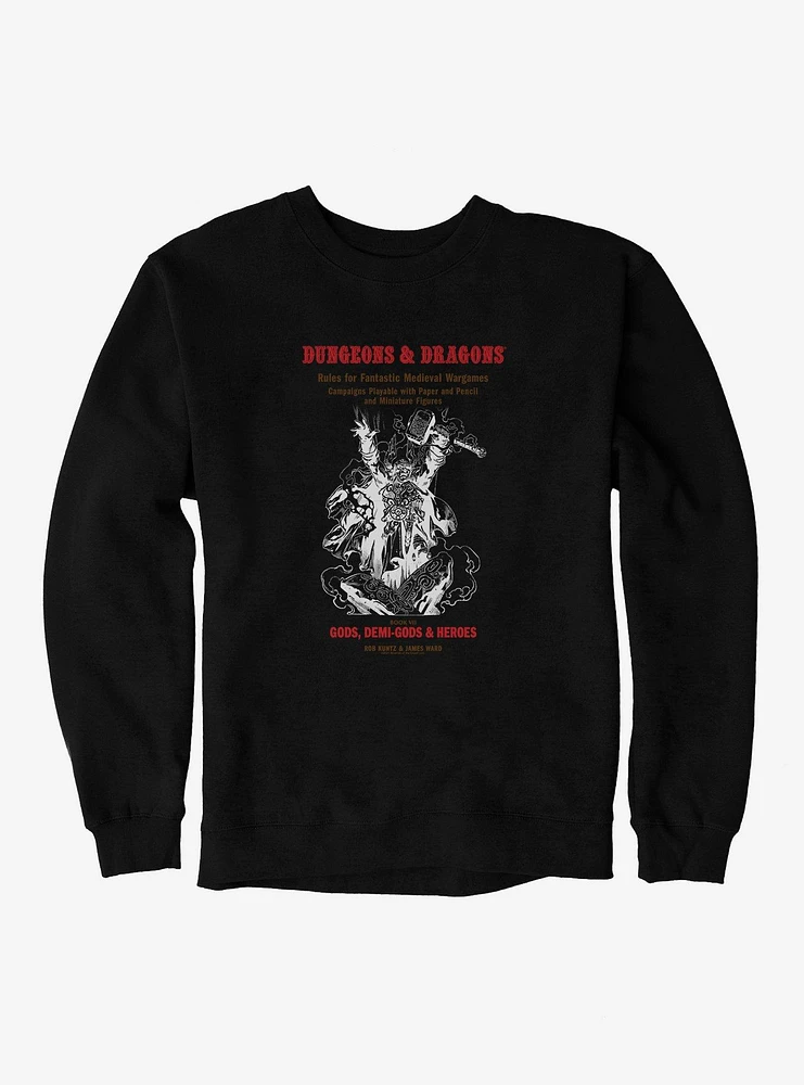 Dungeons & Dragons White Box Hammer and the God Sweatshirt