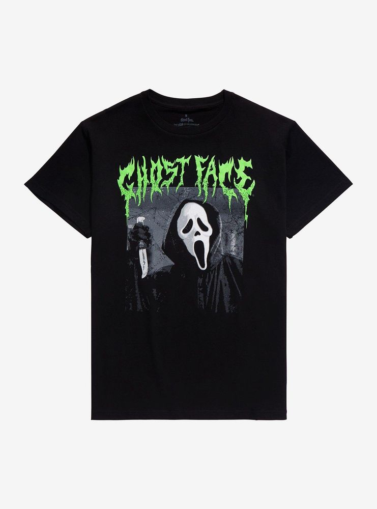 Scream Ghost Face Metal T-Shirt