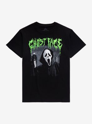 Scream Ghost Face Metal T-Shirt