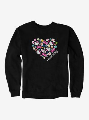 Hello Kitty Jungle Paradise Spotted Heart Sweatshirt