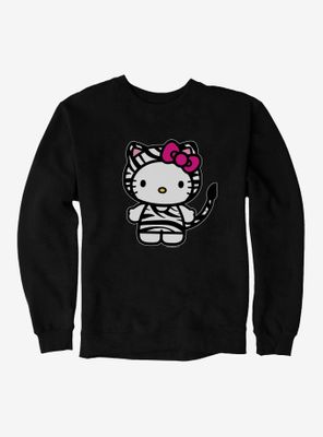 Hello Kitty Jungle Paradise Zebra Print Sweatshirt