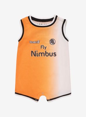 Dragon Ball Z Goku Fly Nimbus Infant Basketball Jersey Romper - BoxLunch Exclusive