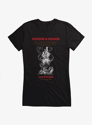 Dungeons & Dragons White Box Sketch Eldritch Wizardry Girls T-Shirt