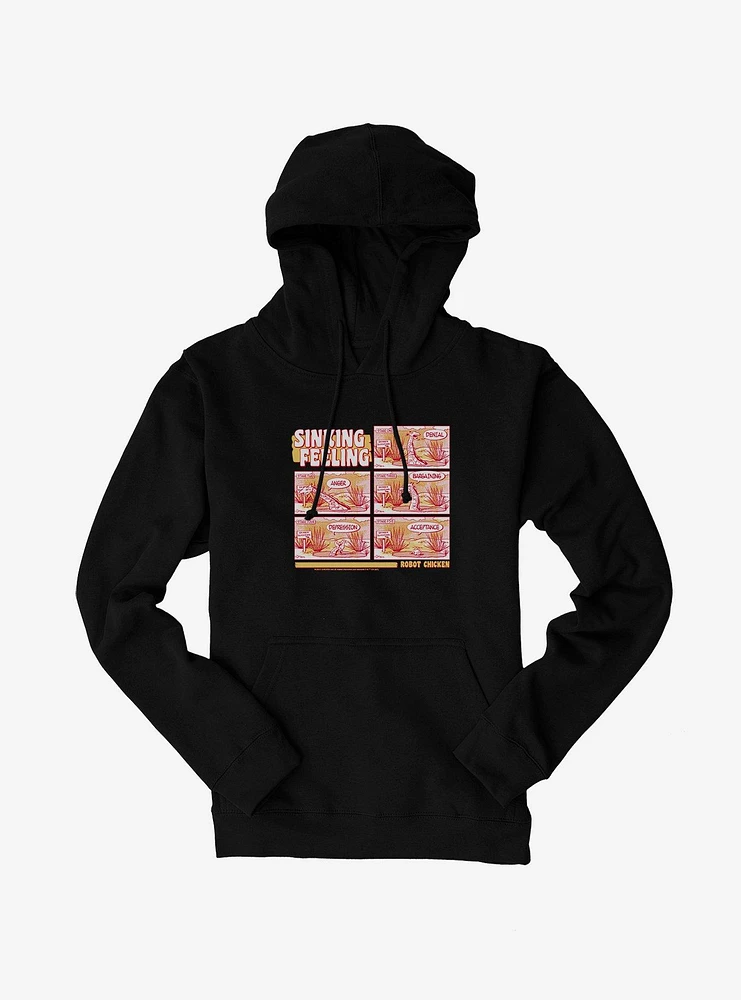 Robot Chicken Sinking Feeling Hoodie