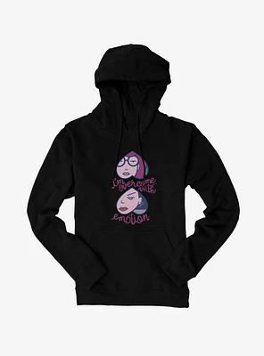 Daria Overcome with Emotion BFF Hearts Hoodie