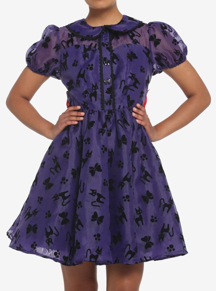 Hot Topic Her Universe Studio Ghibli Kiki's Delivery Service Jiji Puffy  Organza Dress | Montebello Town Center