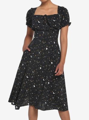 Ditsy Celestial Midi Dress
