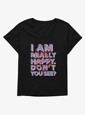 Daria I Am Really Happy Girls T-Shirt Plus