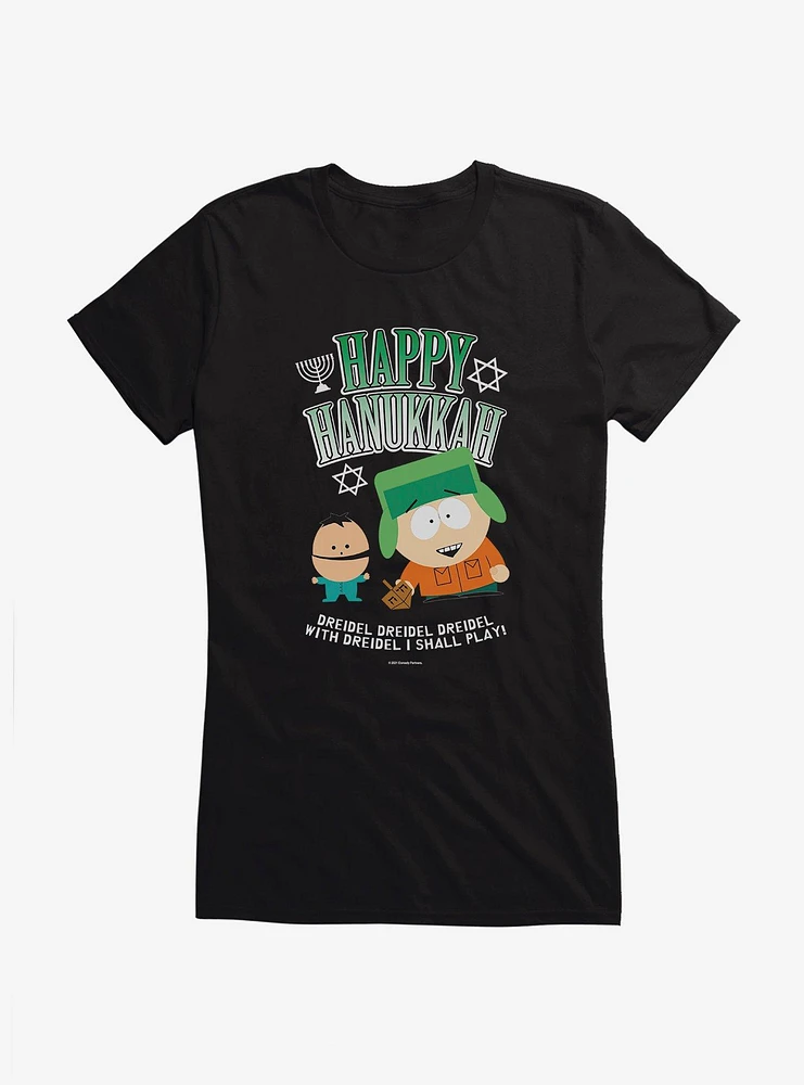South Park Dreidel Girls T-Shirt