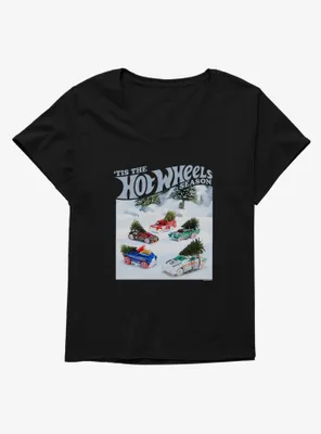 Hot Wheels Snowflake Womens T-Shirt Plus