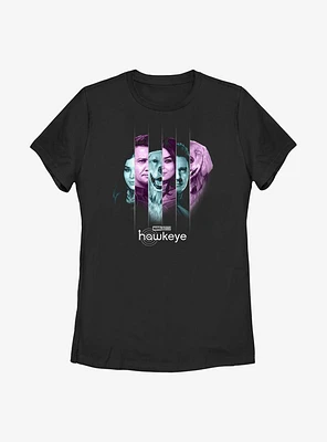 Marvel Hawkeye Line Panels Womens T-Shirt