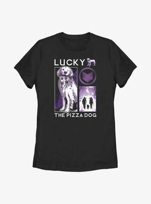 Marvel Hawkeye Lucky The Pizza Dog Womens T-Shirt