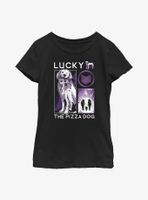 Marvel Hawkeye Lucky The Pizza Dog Youth Girls T-Shirt