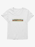 Magic The Gathering  Graphics Retro Logo Girls T-Shirt Plus