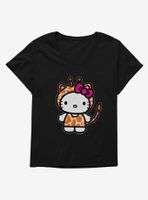 Hello Kitty Jungle Paradise Giraffe Womens T-Shirt Plus