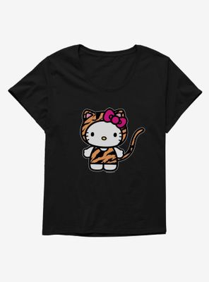 Hello Kitty Jungle Paradise Tiger Costume Womens T-Shirt Plus