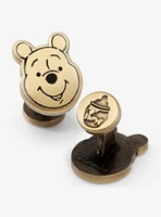 Disney Winnie The Pooh Face Gold Cufflinks