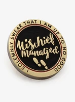 Harry Potter Mischief Managed Gold Lapel Pin