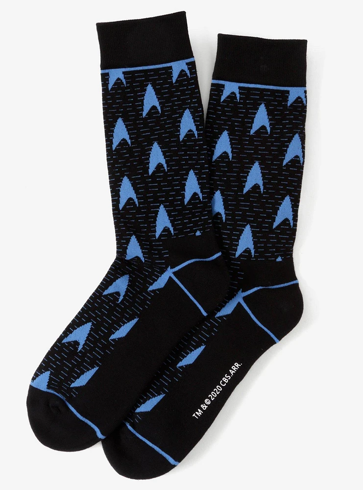 Star Trek Delta Shield Black Socks