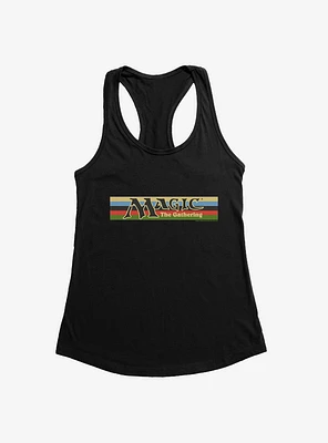 Magic The Gathering  Graphics Retro Logo Girls Tank