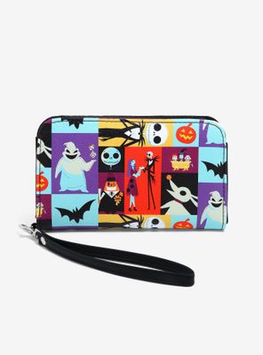 The Nightmare Before Christmas Grid Tech Wallet