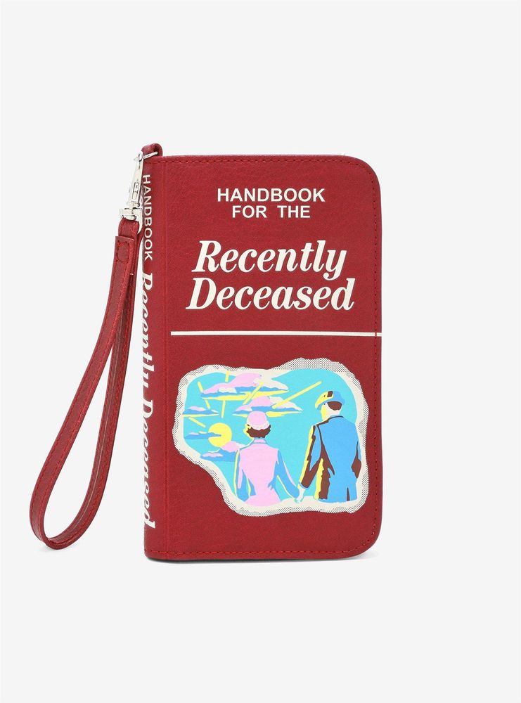 Beetlejuice Handbook For The Recently Deceased Tech Wristlet