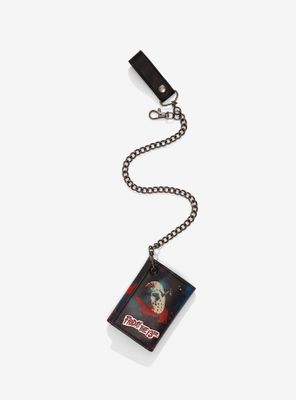 Friday The 13th Jason Bloody Mask Trifold Chain Wallet