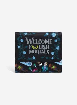 Loungefly Disney The Haunted Mansion Foolish Mortals Mini Flap Wallet