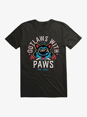 Cats Outlaw Paws T-Shirt