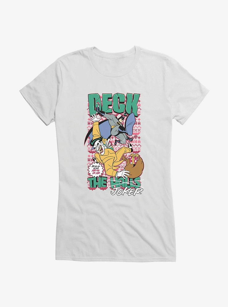 DC Comics Batman Deck The Joker Girls T-Shirt
