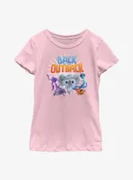 Back To The Outback Logo Group Youth Girls T-Shirt