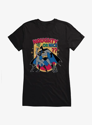 DC Comics Batman Naughty Or Nice Girls T-Shirt