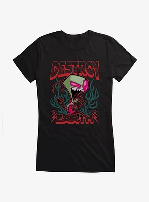 Invader Zim Unique Destroy Girls T-Shirt