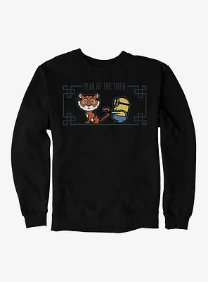 Minions Year of the Tiger By Tail Sweatshirt