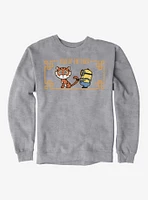Minions Year of the Tiger By Tail Gold Sweatshirt