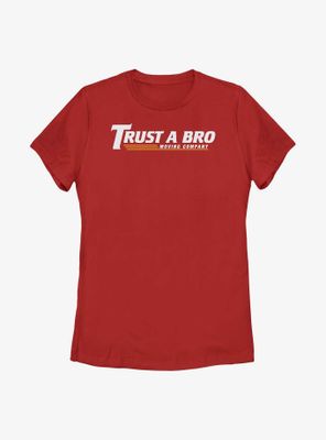 Marvel Hawkeye Trust A Bro Moving Company Womens T-Shirt