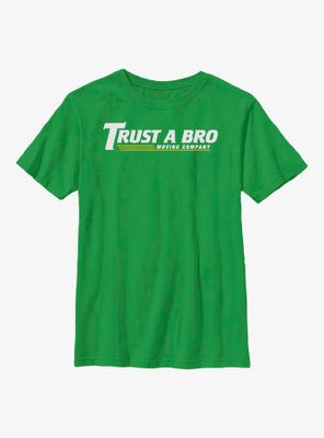 Marvel Hawkeye Trust A Bro Moving Company Youth T-Shirt